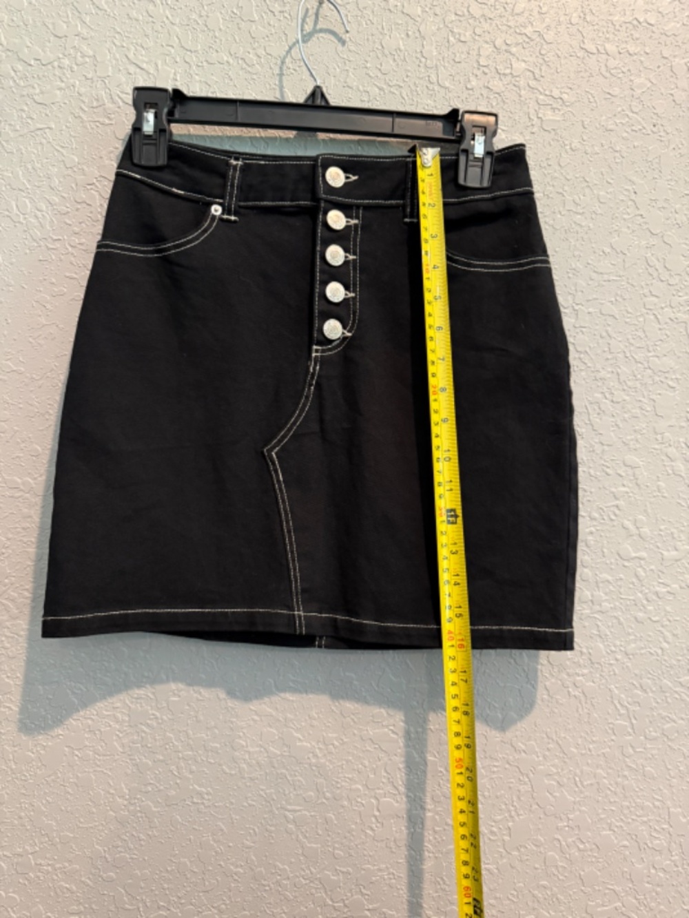 Black Jean Skirt - Sizer M - Picture 5 of 5